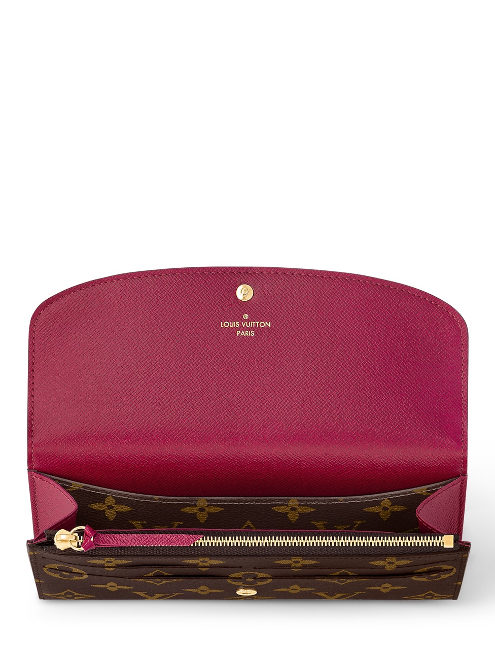 Louis Vuitton Emilie Monogram Wallet - Fuchsia